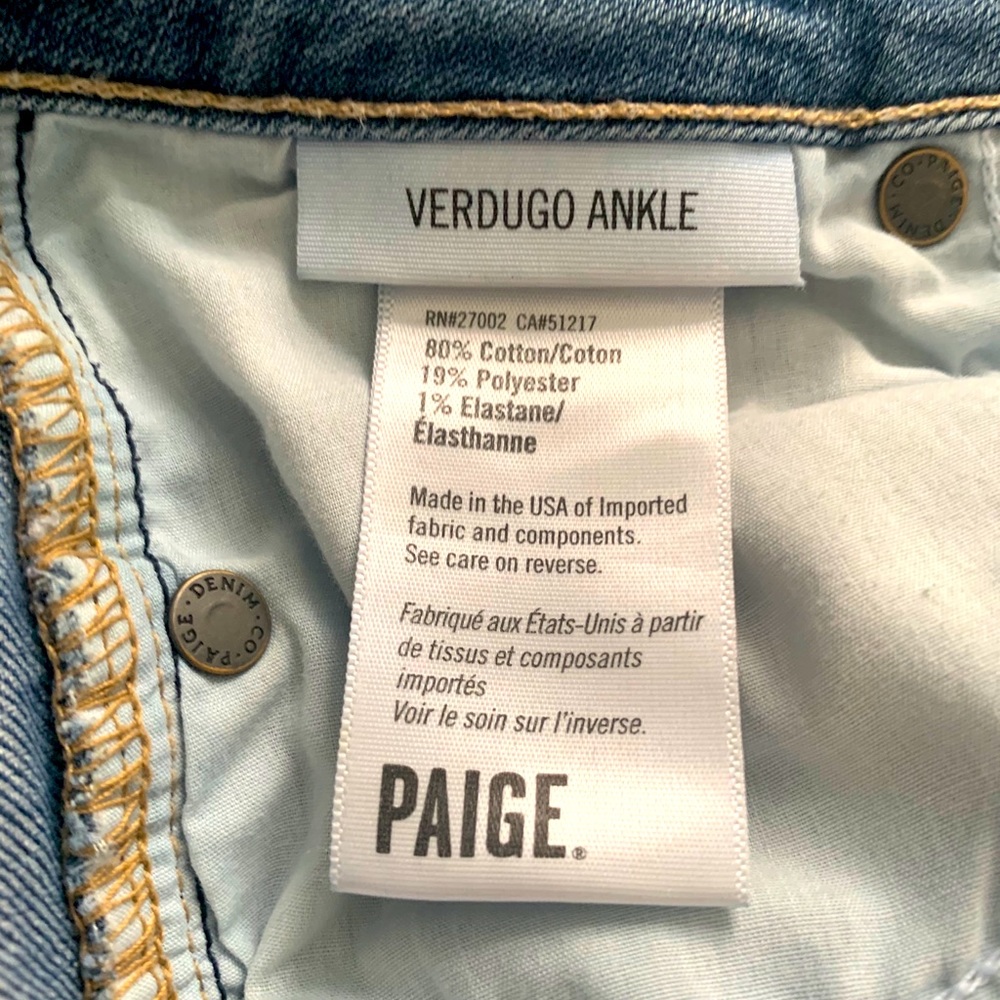 Paige Verdungo Ankle Skinny Jeans - Picture 9 of 9